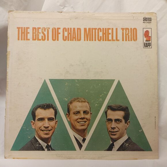 Vintage LP Vinyl Record Chad Mitchell Trio The Best Of Chad Mitchell Trio KS3334 - Picture 1 of 2